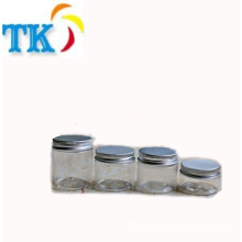 60ml plastic jar PET clear plastic cosmetic bottle food grade